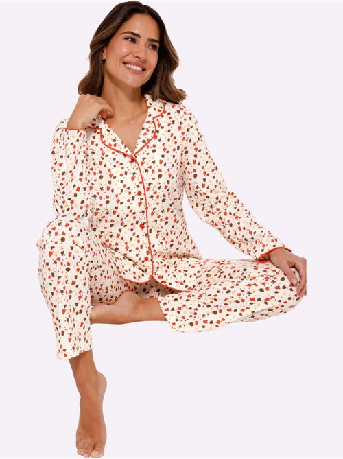 Pyjama Jersey Fin - Taille Standard - Moda Vilona - Kiabi Pyjama Jersey Fin - Taille Standard - Moda Vilona - Kiabi