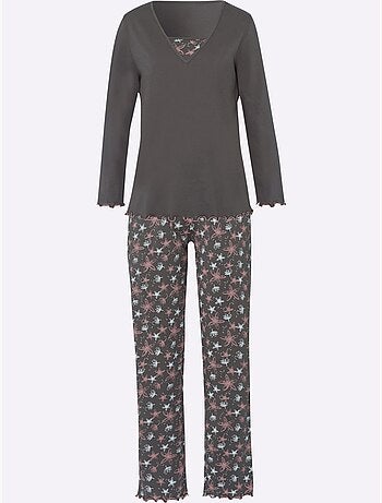 Pyjama jersey fin - taille standard - moda vilona