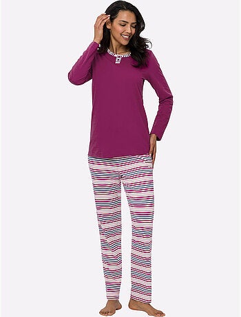 Pyjama jersey fin - taille standard - moda vilona