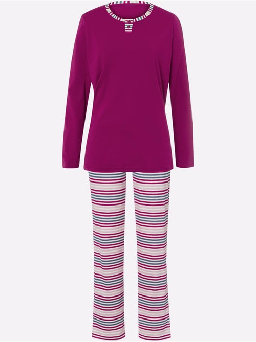 Pyjama jersey fin - taille standard - moda vilona - Kiabi Pyjama jersey fin - taille standard - moda vilona - Kiabi