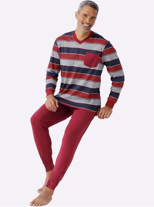 Pyjama jersey fin - taille standard - moda vilona - Kiabi
