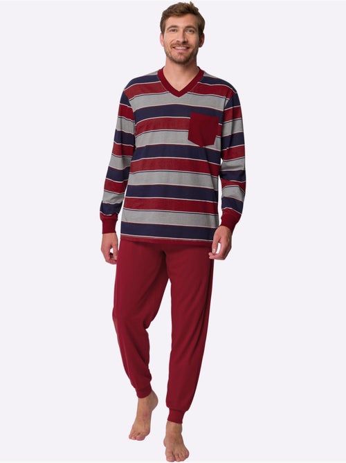 Pyjama jersey fin - taille standard - moda vilona - Kiabi