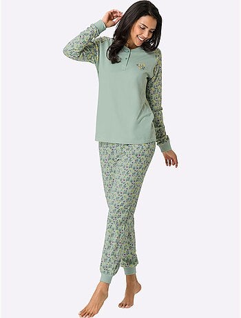 Pyjama Jersey Fin - Taille Standard - Moda Vilona