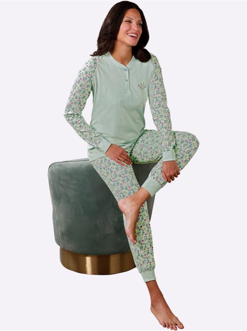Pyjama Jersey Fin - Taille Standard - Moda Vilona - Kiabi
