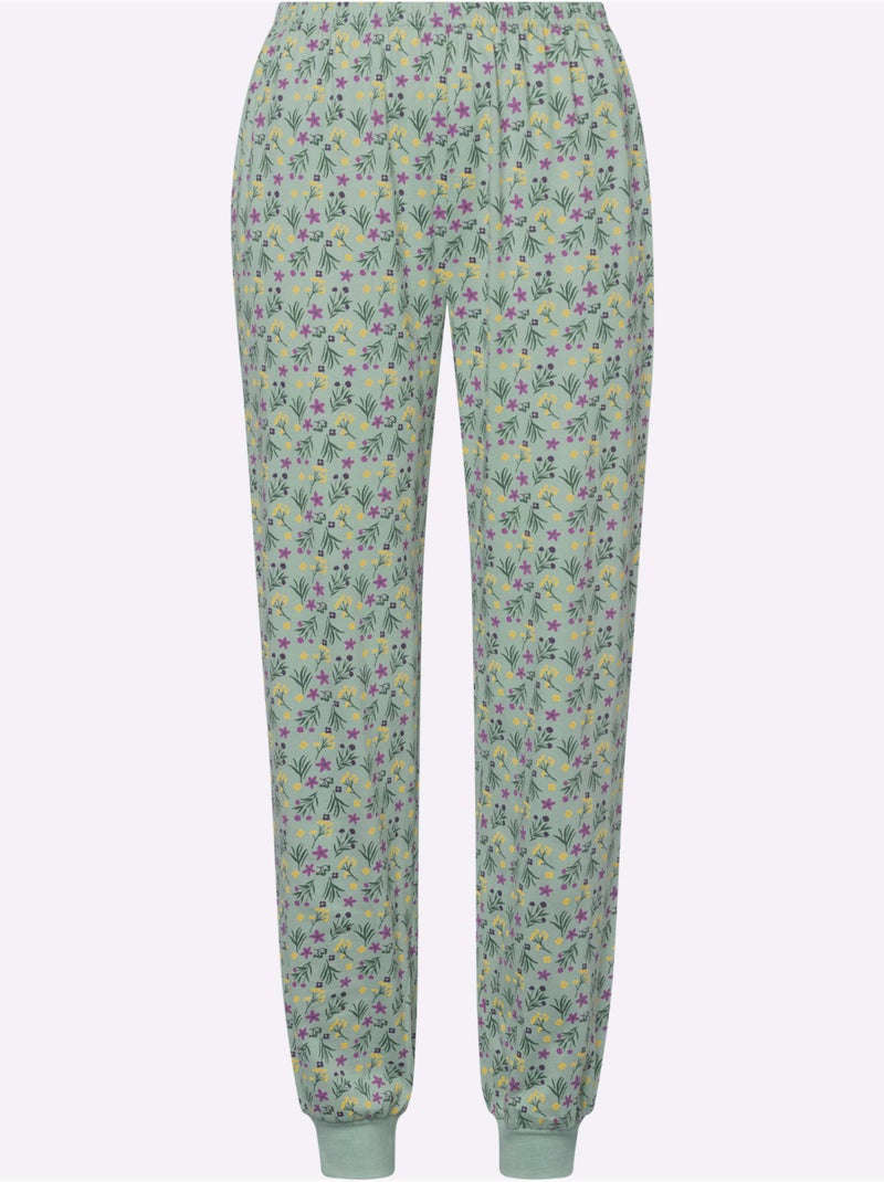 Pyjama Jersey Fin - Taille Standard - Moda Vilona Vert menthe - Kiabi