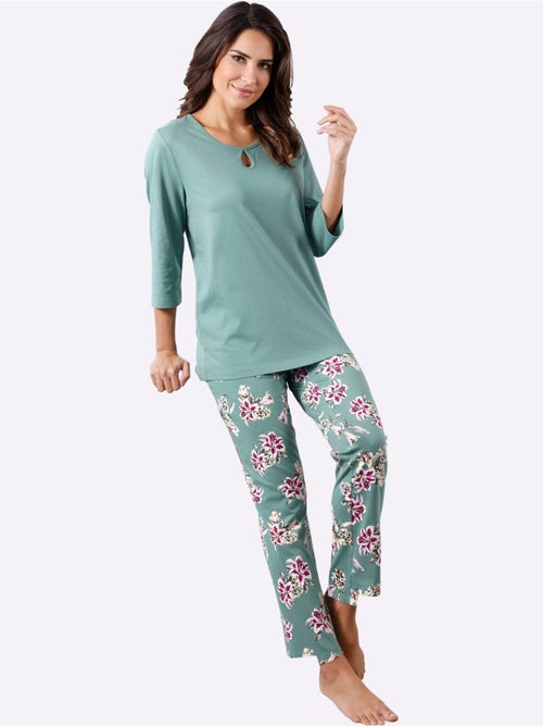 Pyjama Jersey Fin - Taille Standard - Moda Vilona - Kiabi Pyjama Jersey Fin - Taille Standard - Moda Vilona - Kiabi