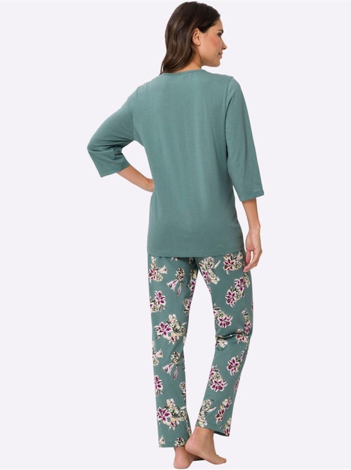 Pyjama Jersey Fin - Taille Standard - Moda Vilona - Kiabi Pyjama Jersey Fin - Taille Standard - Moda Vilona - Kiabi