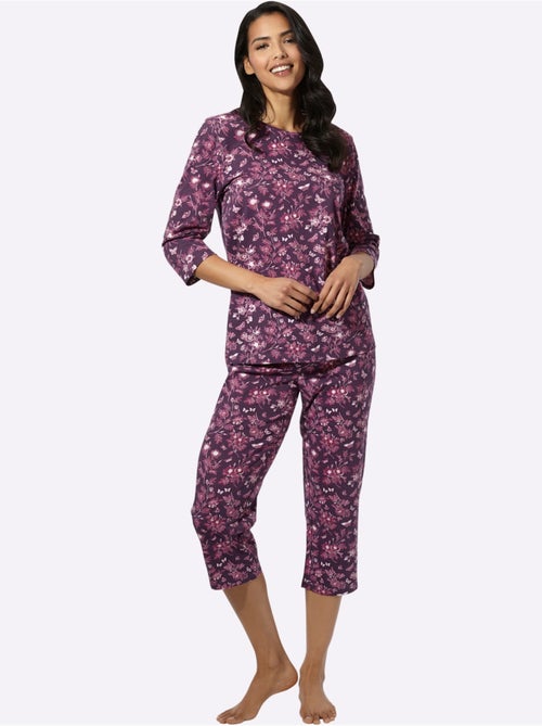 Pyjama jersey fin - taille standard - moda vilona - Kiabi Pyjama jersey fin - taille standard - moda vilona - Kiabi
