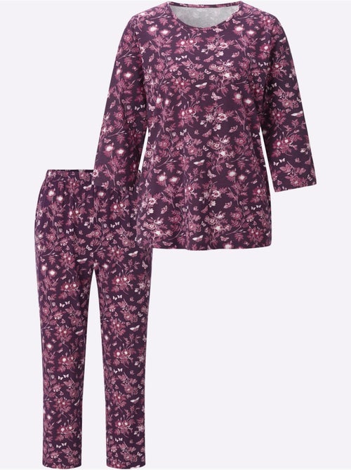 Pyjama jersey fin - taille standard - moda vilona - Kiabi Pyjama jersey fin - taille standard - moda vilona - Kiabi