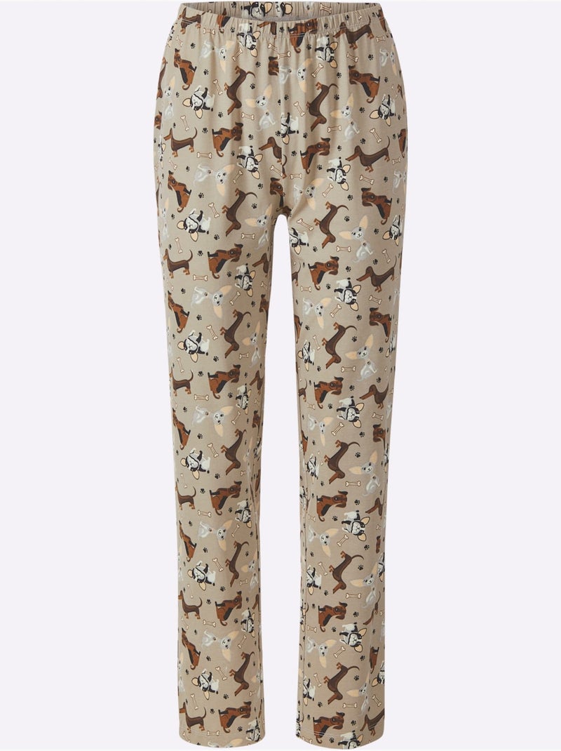 Pyjama Jersey Fin - Taille Standard - Witt Blanc Beige - Kiabi