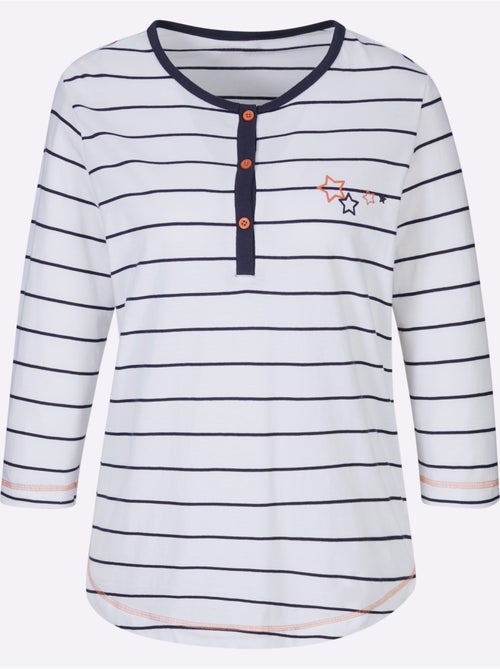 Pyjama jersey fin - taille standard - witt - Kiabi Pyjama jersey fin - taille standard - witt - Kiabi