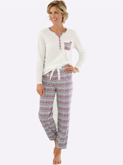 Pyjama jersey fin - taille standard - witt - Kiabi Pyjama jersey fin - taille standard - witt - Kiabi