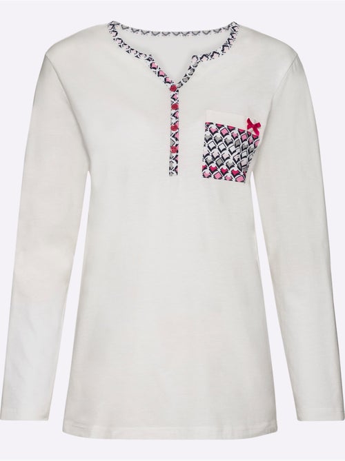 Pyjama jersey fin - taille standard - witt - Kiabi Pyjama jersey fin - taille standard - witt - Kiabi