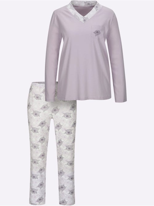 Pyjama Jersey Fin - Taille Standard - Witt - Kiabi Pyjama Jersey Fin - Taille Standard - Witt - Kiabi