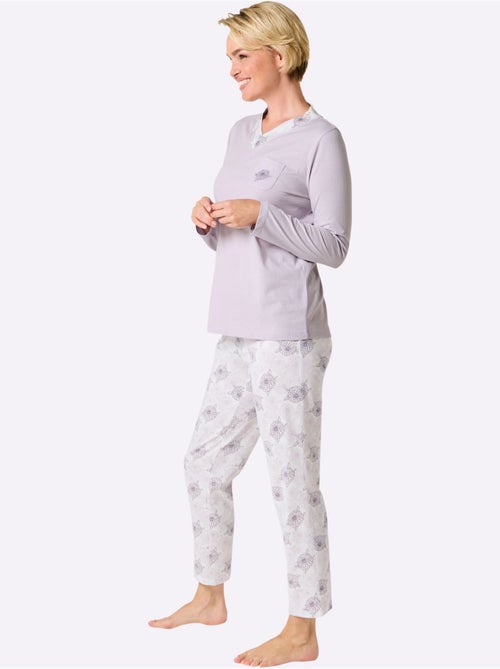 Pyjama Jersey Fin - Taille Standard - Witt - Kiabi Pyjama Jersey Fin - Taille Standard - Witt - Kiabi