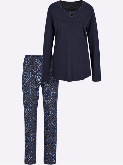 Pyjama Jersey Fin - Taille Standard - Witt - Kiabi Pyjama Jersey Fin - Taille Standard - Witt - Kiabi