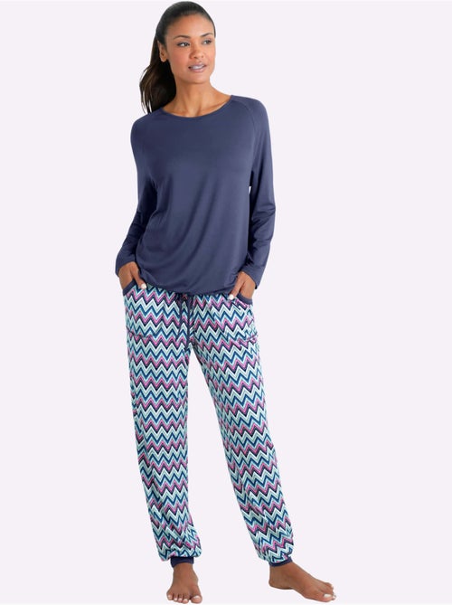 Pyjama jersey fin - taille standard - witt - Kiabi Pyjama jersey fin - taille standard - witt - Kiabi