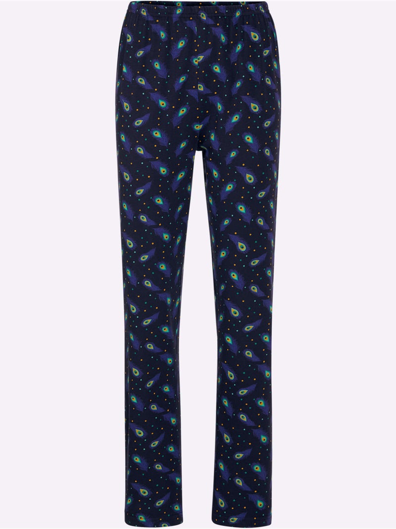 Pyjama Jersey Fin - Taille Standard - Witt Bleu marine - Kiabi