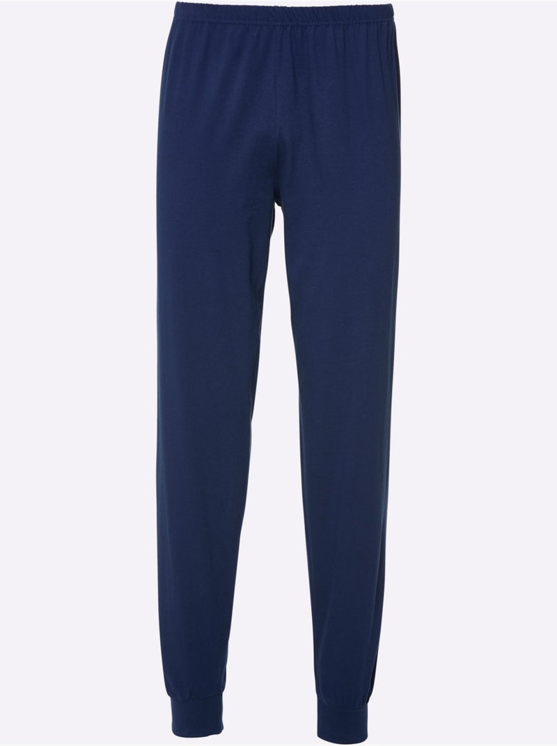 Pyjama Jersey Fin - Taille Standard - Witt Bleu marine - Kiabi