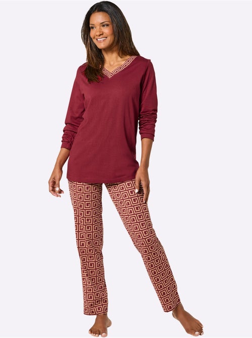 Pyjama Jersey Fin - Taille Standard - Witt - Kiabi Pyjama Jersey Fin - Taille Standard - Witt - Kiabi