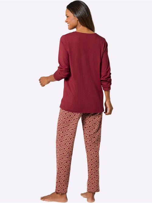 Pyjama Jersey Fin - Taille Standard - Witt - Kiabi Pyjama Jersey Fin - Taille Standard - Witt - Kiabi