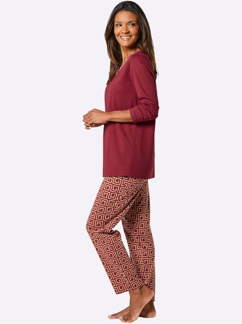 Pyjama Jersey Fin - Taille Standard - Witt - Kiabi Pyjama Jersey Fin - Taille Standard - Witt - Kiabi