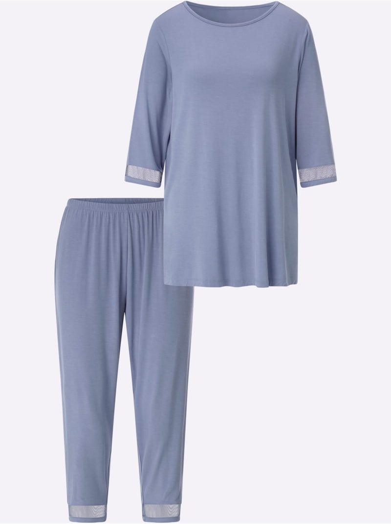 Pyjama Jersey Fin - Taille Standard - Witt Gris tourterelle - Kiabi