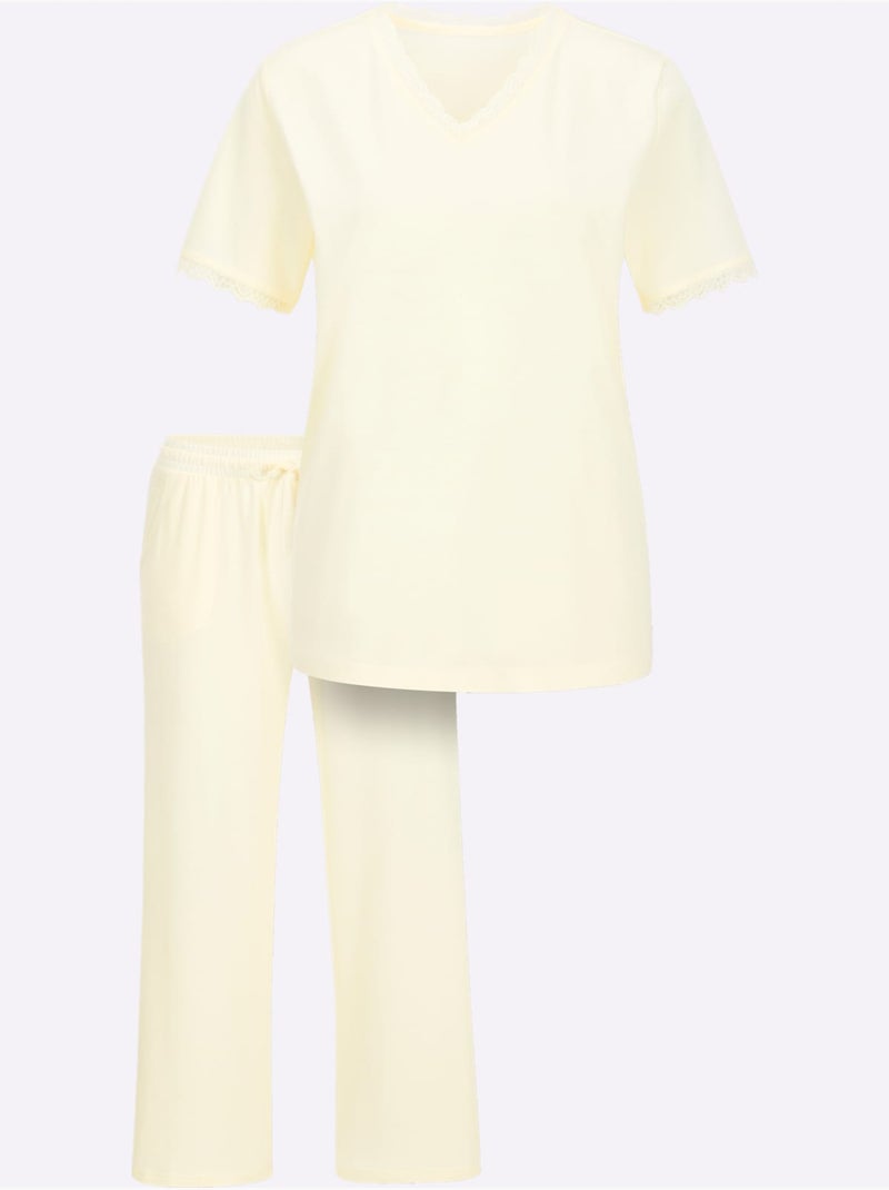Pyjama Jersey Fin - Taille Standard - Witt Ivoire - Kiabi