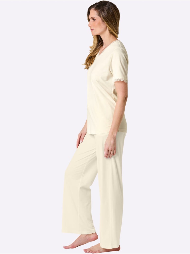 Pyjama Jersey Fin - Taille Standard - Witt Ivoire - Kiabi
