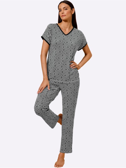 Pyjama Jersey Fin - Taille Standard - Witt - Kiabi Pyjama Jersey Fin - Taille Standard - Witt - Kiabi