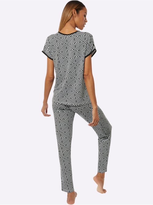 Pyjama Jersey Fin - Taille Standard - Witt - Kiabi Pyjama Jersey Fin - Taille Standard - Witt - Kiabi