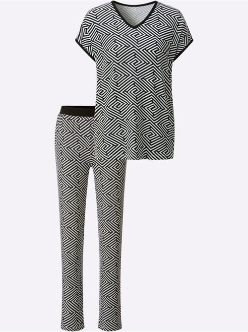 Pyjama Jersey Fin - Taille Standard - Witt - Kiabi Pyjama Jersey Fin - Taille Standard - Witt - Kiabi