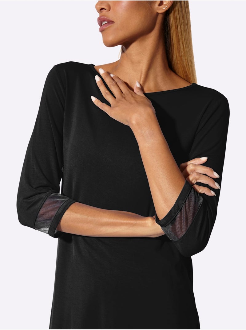 Pyjama Jersey Fin - Taille Standard - Witt Noir - Kiabi
