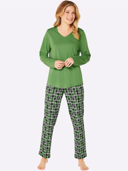 Pyjama jersey fin - taille standard - witt - Kiabi Pyjama jersey fin - taille standard - witt - Kiabi