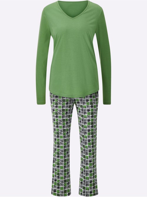 Pyjama jersey fin - taille standard - witt - Kiabi Pyjama jersey fin - taille standard - witt - Kiabi
