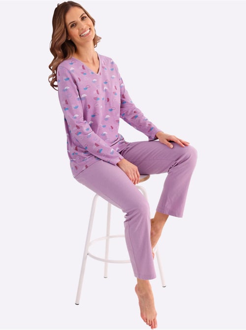 Pyjama jersey fin - taille standard - witt - Kiabi