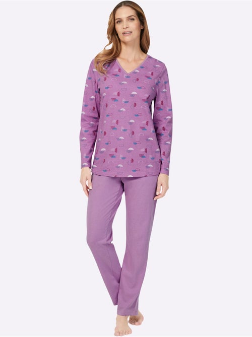Pyjama jersey fin - taille standard - witt - Kiabi