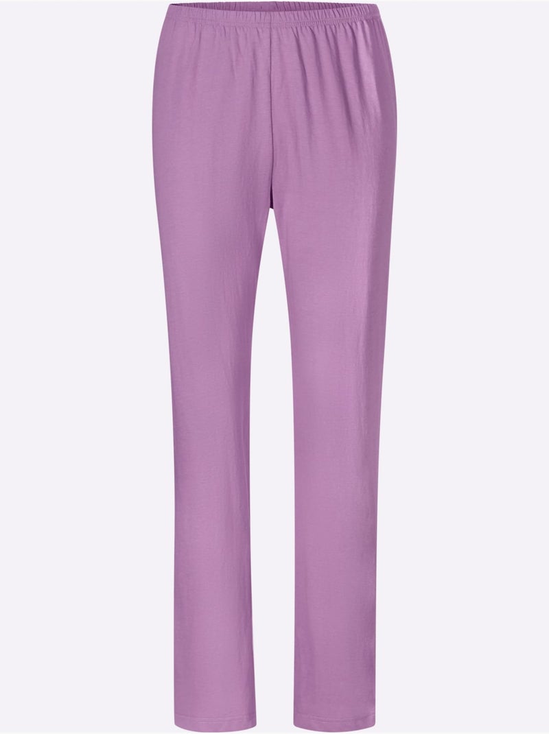 Pyjama jersey fin - taille standard - witt Rose - Kiabi