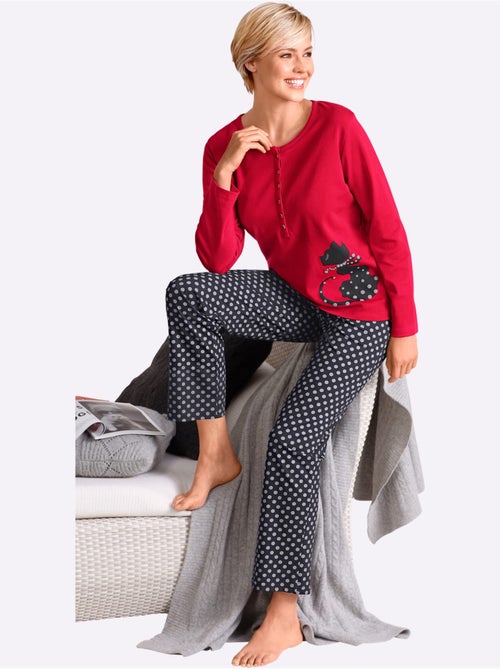 Pyjama jersey fin - taille standard - witt - Kiabi Pyjama jersey fin - taille standard - witt - Kiabi