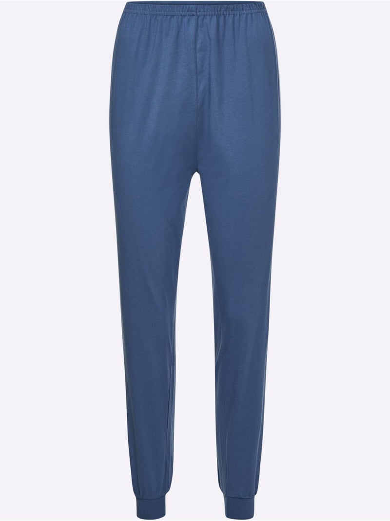 Pyjama jersey fin et éponge - taille standard - witt Bleu Vert - Kiabi