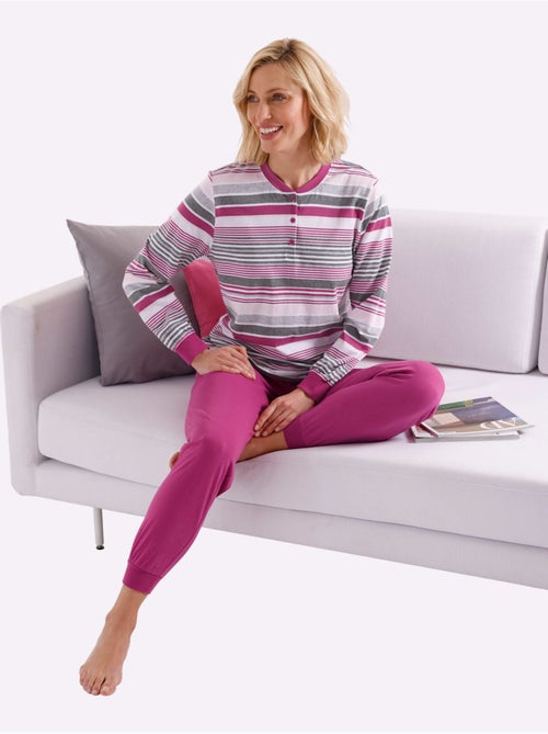 Pyjama jersey fin et éponge - taille standard - witt - Kiabi Pyjama jersey fin et éponge - taille standard - witt - Kiabi