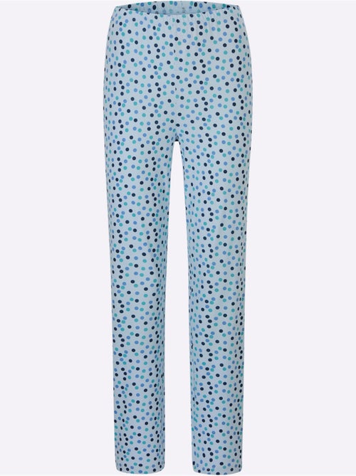 Pyjama jersey fin et flanelle - taille standard - witt - Kiabi Pyjama jersey fin et flanelle - taille standard - witt - Kiabi