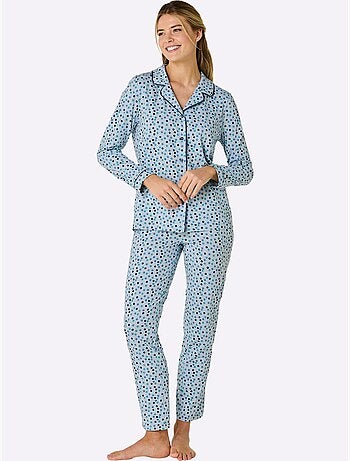 Pyjama jersey fin et flanelle - taille standard - witt