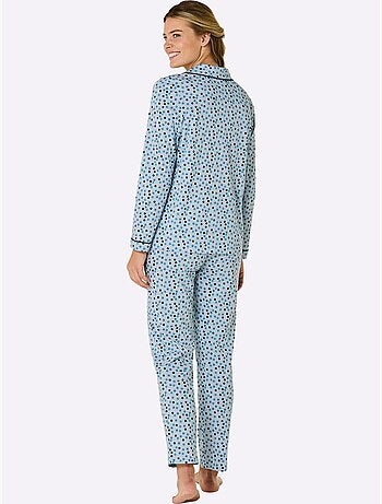 Pyjama jersey fin et flanelle - taille standard - witt