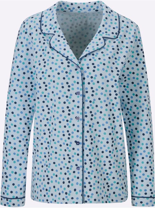 Pyjama jersey fin et flanelle - taille standard - witt - Kiabi Pyjama jersey fin et flanelle - taille standard - witt - Kiabi
