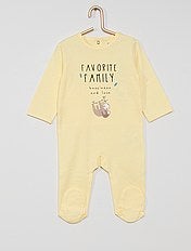 Pyjama Vetements Bebe Vert Kiabi