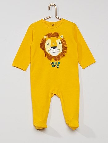 Pyjama Bebe Garcon Jaune Kiabi