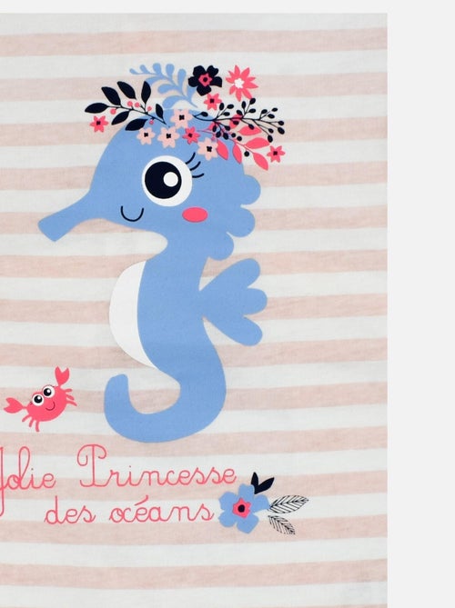 Pyjama Jersey 'mini Princesse''doo&bo' - Kiabi