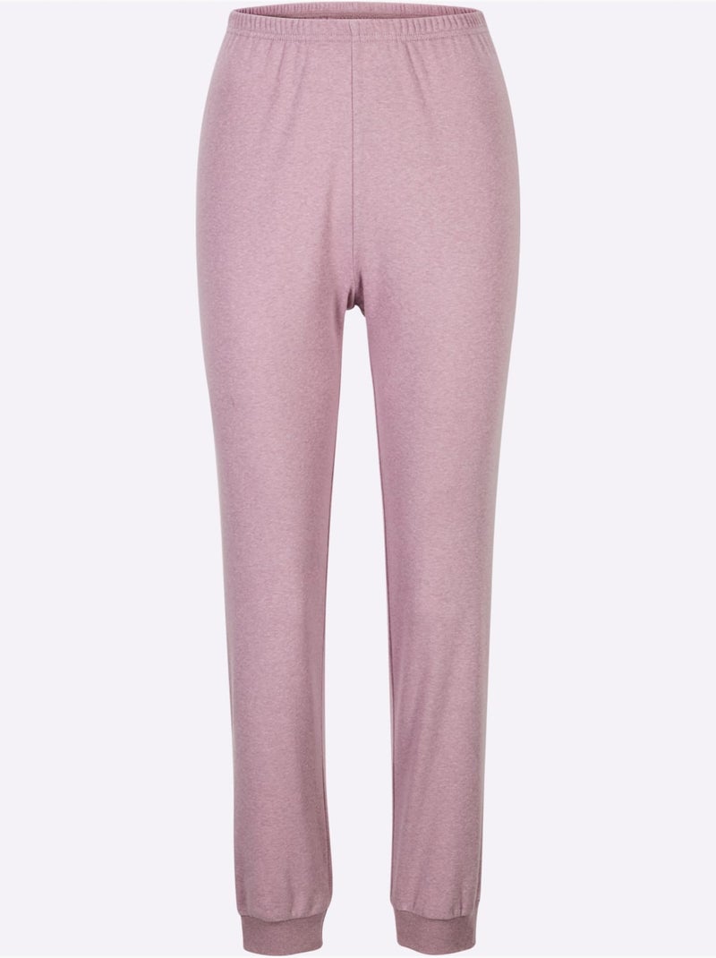 Pyjama Jersey Moelleux - Taille Standard - Witt Rose clair - Kiabi