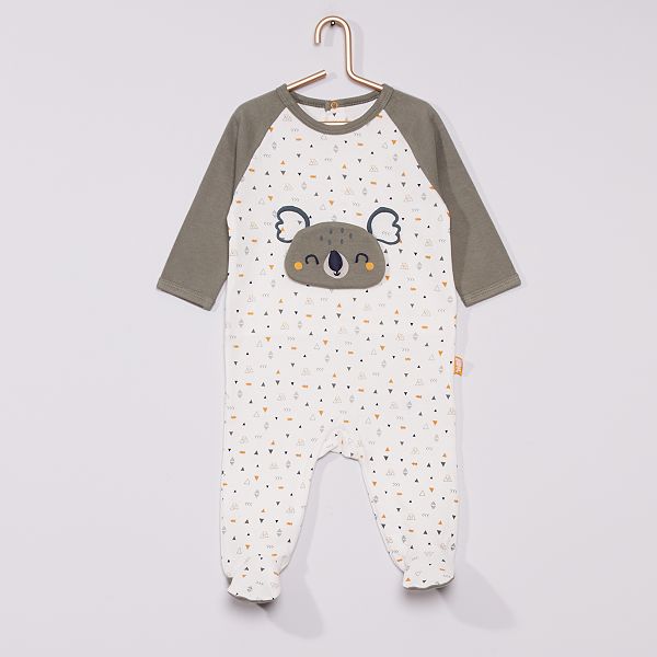 Pyjama Jersey Petit Beguin Bebe Garcon Beige Kiabi 13 50